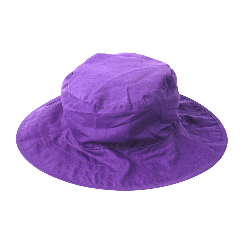 Solhatt med UV-beskyttelse - Lilla Blomster (Banz Purple Flowers)