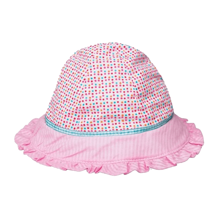 Wallaroo Solhatt med UV-skydd - Lorikeet Pink Polka Dots